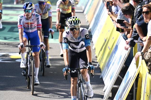 10-07-2025 Tour De France; Tappa 06 Bayeux - Vire Normandie; 2025, Movistar; Mas, Enric; Vire Normandie; 