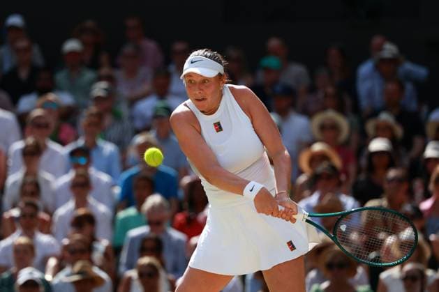Amanda Anisimova, Ladies Singles, Ladies Singles Tennis Wimbledon 2025 Grand Slam ITF ATP WTA AELTC London Great Britain 10 July 2025 Copyright: xJuergenxHasenkopfx