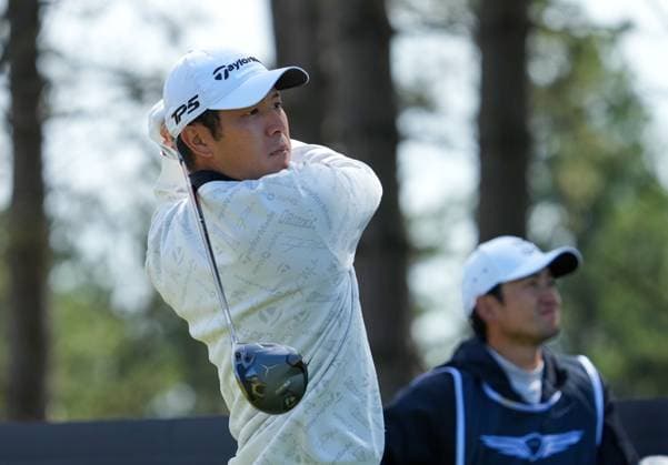 Keita Nakajima (JPN) on the 18th hole during Round 1. Genesis Scottish Open, Day 1, Golf, Renaissance Club, North Berwick, Scotland, UK - 10 Jul 2025North Berwick Scotland United Kingdom EDITORIAL USE ONLY No use with unauthorised audio, video, data, fixture lists, club league logos or live services. Online in-match use limited to 120 images, no video emulation. No use in betting, games or single club league player publications. Copyright: xStuartxWallace Shutterstockx 15393027ef