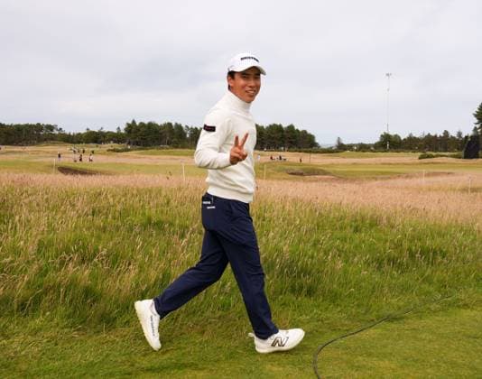 Yuto Katsuragawa (JPN) on the 1st hole during Round 1. Genesis Scottish Open, Day 1, Golf, Renaissance Club, North Berwick, Scotland, UK - 10 Jul 2025North Berwick Scotland United Kingdom EDITORIAL USE ONLY No use with unauthorised audio, video, data, fixture lists, club league logos or live services. Online in-match use limited to 120 images, no video emulation. No use in betting, games or single club league player publications. Copyright: xStuartxWallace Shutterstockx 15393027hh
