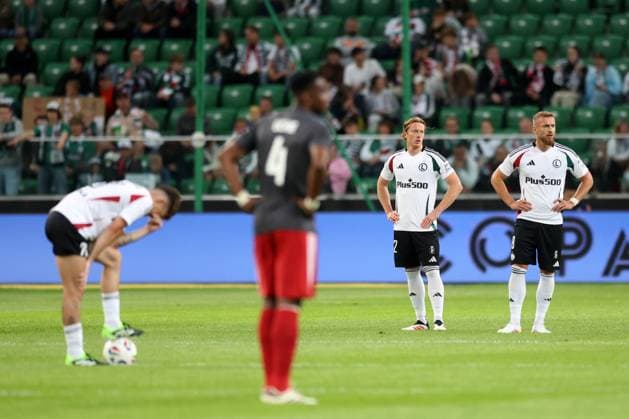 WARSZAWA 10.07.2025 MECZ I RUNDA ELIMINACYJNA LIGA EUROPY SEZON 2025 26: LEGIA WARSZAWA - FK AKTOBE --- UEFA EUROPA LEAGUE FIRST QUALIFYING ROUND MATCH: LEGIA WARSAW - FC AKTOBE RADOVAN PANKOV RAFAL AUGUSTYNIAK FOT. PIOTR KUCZA FOTOPYK NEWSPIX.PL --- newspix.pl 