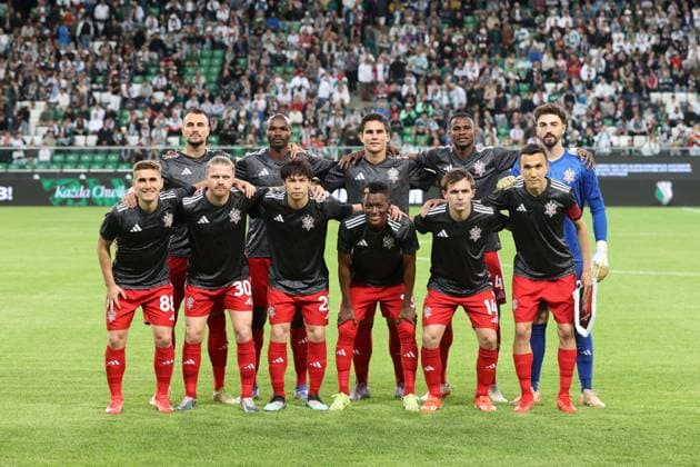 WARSZAWA 10.07.2025 MECZ I RUNDA ELIMINACYJNA LIGA EUROPY SEZON 2025 26: LEGIA WARSZAWA - FK AKTOBE --- UEFA EUROPA LEAGUE FIRST QUALIFYING ROUND MATCH: LEGIA WARSAW - FC AKTOBE NEMANJA ANDJELKOVIC GABY KIKI ORALCHAN OMIRTAJEW UCHE AGBO ANDREI VLAD BOGDAN VATAJELU NIKITA KORZUN GIEORGIJ ZUKOW JAYRO JEAN WIACZESLAW SZWYRIOW BAGDAT KAIROW FOT. PIOTR KUCZA FOTOPYK NEWSPIX.PL --- newspix.pl 