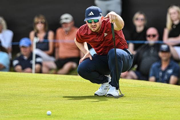 Scottish Open Day One Connor Syme lines up a putt on Day One of the Genesis Scottish Open 2025 at The Renaissance Club, North Berwick UK Newspapers OUT Copyright: xJamiexJohnstonx FIL-21958-0221