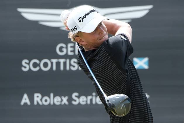 UK: The Genesis Scottish Open at The Renaissance Club, North Berwick, Scotland on 10 July 2025: Pictured: Martin Couvra (France) on the 2nd tee during the first round of the Genesis Scottish Open 2025 at The Renaissance Club, North Berwick, Scotland North Berwick The Renaissance Club Scotland Copyright: xAlexxToddx