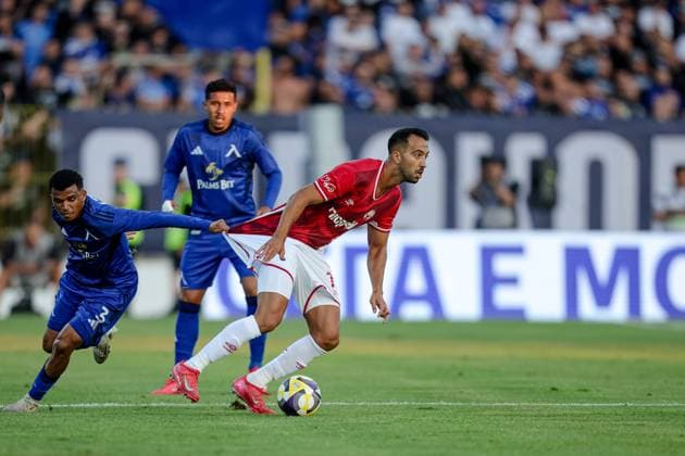Football - UEFA Europa League - First qualifying round - Leg 1 - PFC Levski - FC Hapoel Beer Sheva - 10.07.2025 Maicon dos Santos of PFC Levski defends the ball during UEFA Europa League s first qualifying rounds 1st leg between PFC Levski and FC Hapoel Beer Sheva Bulgaria Copyright: xYulianxTodorovx