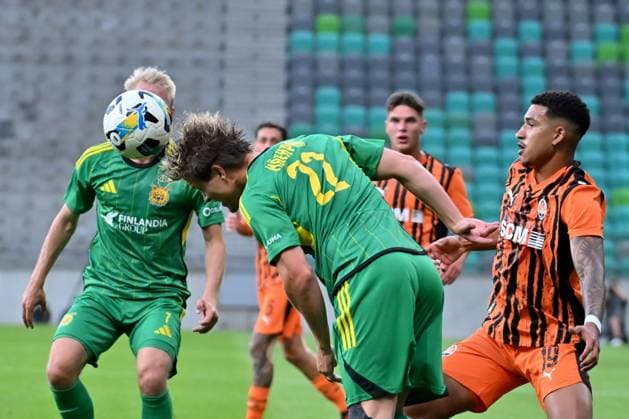 Ljubljana, Slovenia, July 10th 2025: Aapo Maenpaa of Ilves during the UEFA Europa League, First qualifying round, 1st leg, match between Shakhtar Donetsk (Ukraine) and Ilves Tampere (Finland) at Stadium Stozice, Ljubljana, Slovenia. (Igor Kupljenik SPP) Copyright: xIgorxKupljenikx xSPPx SPP_1005959