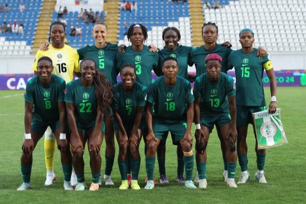 CASABLANCA, MOROCCO - JULY 10: Nigeria during the 2024 Women s Africa Cup of Nations (Wafcon) beyween Botswana and Nigeria at Stade Larbi Zaouli on July 10, 2025 in Casablanca, Morocco. Photo by Justina Aniefiok Copyright: xx