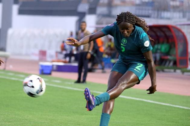 CASABLANCA, MOROCCO - JULY 10: Omorinsola Babajide, Super Falcons of Nigeria during the 2024 Women s Africa Cup of Nations (Wafcon) beyween Botswana and Nigeria at Stade Larbi Zaouli on July 10, 2025 in Casablanca, Morocco. Photo by Justina Aniefiok Copyright: xx
