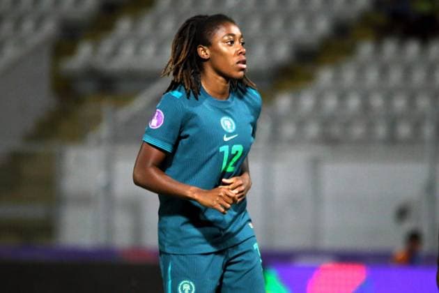 CASABLANCA, MOROCCO - JULY 10: Onyi Echegini, Super Falcons of Nigeria during the 2024 Women s Africa Cup of Nations (Wafcon) beyween Botswana and Nigeria at Stade Larbi Zaouli on July 10, 2025 in Casablanca, Morocco. Photo by Justina Aniefiok Copyright: xx