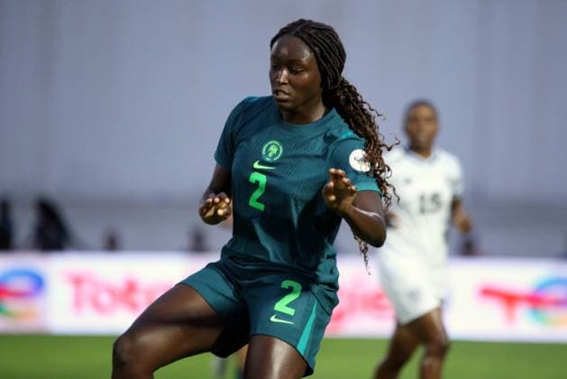 CASABLANCA, MOROCCO - JULY 10: Omorinsola Babajide, Super Falcons of Nigeria during the 2024 Women s Africa Cup of Nations (Wafcon) beyween Botswana and Nigeria at Stade Larbi Zaouli on July 10, 2025 in Casablanca, Morocco. Photo by Seyi Victor Copyright: xx