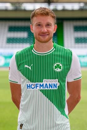10 07 2025 SpVgg Greuther Fürth Kleeblatt Spielvereinigung 2 BL Soccer Bundesliga Season 2025 2026 Photo appointment Portrait appointment Presentation Press appointment Single photo Single photo Portrait Portrait Headshot Jannik Dehm 23, SpVgg Greuther Fürth