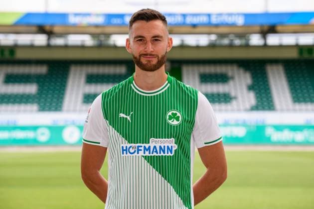 10 07 2025 SpVgg Greuther Fürth Kleeblatt Spielvereinigung 2 BL Soccer Bundesliga Season 2025 2026 Photo appointment Portrait appointment Presentation Press appointment Single photo Single photo Portrait Portrait Headshot Felix Higl 18, SpVgg Greuther Fürth