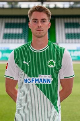 10 07 2025 SpVgg Greuther Fürth Kleeblatt Spielvereinigung 2 BL Soccer Bundesliga Season 2025 2026 Photo appointment Portrait appointment Presentation Press appointment Single photo Single photo Portrait Portrait Headshot Gian Luca Gian Luca Itter 27, SpVgg Greuther Fürth