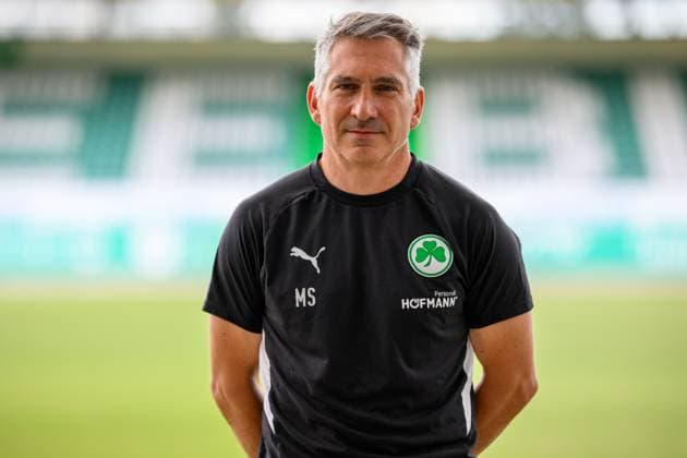 10 07 2025 SpVgg Greuther Fürth Kleeblatt Spielvereinigung 2 BL Soccer Bundesliga Season 2025 2026 Photo appointment Portrait appointment Presentation Press appointment Single photo Single photo Portrait Portrait Headshot Michael Schleinkofer Athletics Coach SpVgg Greuther Fürth