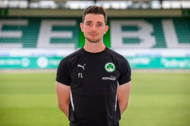 10 07 2025 SpVgg Greuther Fürth Kleeblatt Spielvereinigung 2 BL Soccer Bundesliga Season 2025 2026 Photo appointment Portrait appointment Presentation Press appointment Single photo Single photo Portrait Portrait Headshot Florian Leimeister Athletics Coach SpVgg Greuther Fürth