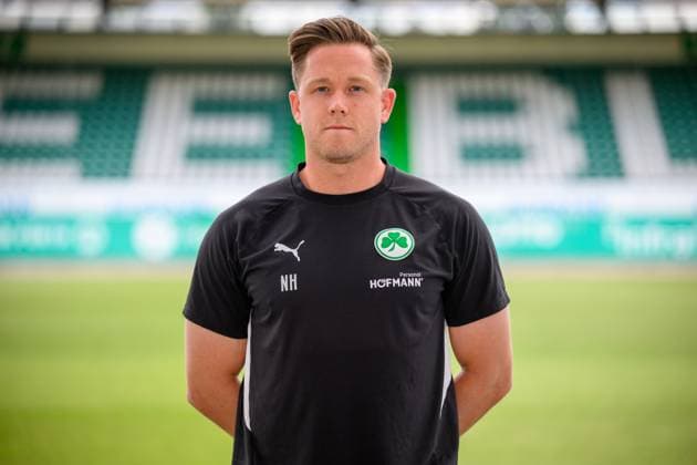 10 07 2025 SpVgg Greuther Fürth Kleeblatt Spielvereinigung 2 BL Soccer Bundesliga Season 2025 2026 Photo appointment Portrait appointment Presentation Press appointment Single photo Single photo Portrait Portrait Headshot Nico Hildebrandt Goalkeeper coach SpVgg Greuther Fürth