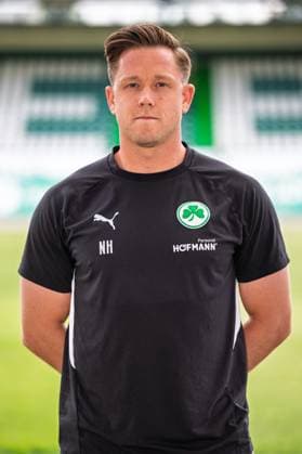 10 07 2025 SpVgg Greuther Fürth Kleeblatt Spielvereinigung 2 BL Soccer Bundesliga Season 2025 2026 Photo appointment Portrait appointment Presentation Press appointment Single photo Single photo Portrait Portrait Headshot Nico Hildebrandt Goalkeeper coach SpVgg Greuther Fürth
