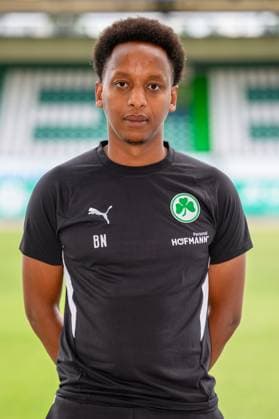 10 07 2025 SpVgg Greuther Fürth Kleeblatt Spielvereinigung 2 BL Soccer Bundesliga Season 2025 2026 Photo appointment Portrait appointment Presentation Press appointment Single photo Single photo Portrait Portrait Headshot Benjamin Ngarambe Physio SpVgg Greuther Fürth