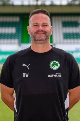 10 07 2025 SpVgg Greuther Fürth Kleeblatt Spielvereinigung 2 BL Soccer Bundesliga Season 2025 2026 Photo appointment Portrait appointment Presentation Press appointment Single photo Single photo Portrait Portrait Headshot Daniel Wiegand Team Coordinator Zeugwart SpVgg Greuther Fürth