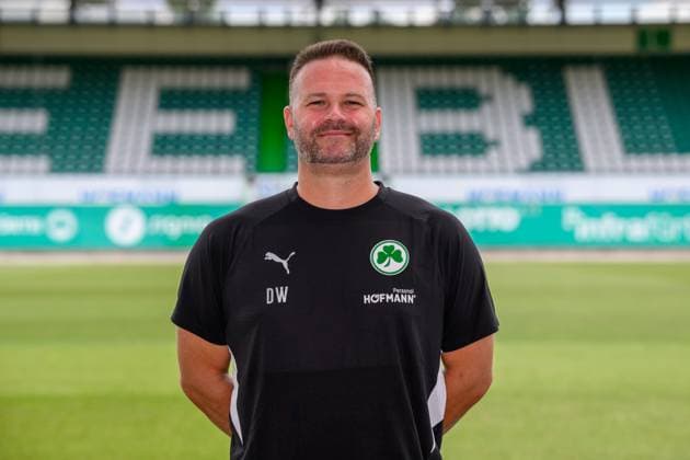 10 07 2025 SpVgg Greuther Fürth Kleeblatt Spielvereinigung 2 BL Soccer Bundesliga Season 2025 2026 Photo appointment Portrait appointment Presentation Press appointment Single photo Single photo Portrait Portrait Headshot Daniel Wiegand Team Coordinator Zeugwart SpVgg Greuther Fürth