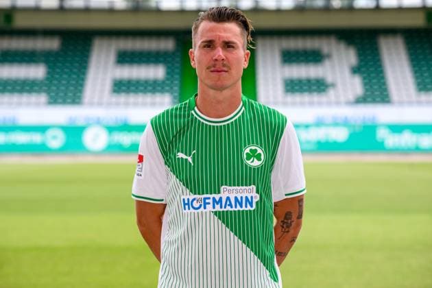 10 07 2025 SpVgg Greuther Fürth Kleeblatt Spielvereinigung 2 BL Soccer Bundesliga Season 2025 2026 Photo appointment Portrait appointment Presentation Press appointment Single photo Single photo Portrait Portrait Headshot Felix Klaus 30, SpVgg Greuther Fürth