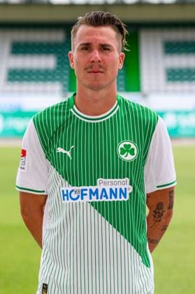 10 07 2025 SpVgg Greuther Fürth Kleeblatt Spielvereinigung 2 BL Soccer Bundesliga Season 2025 2026 Photo appointment Portrait appointment Presentation Press appointment Single photo Single photo Portrait Portrait Headshot Felix Klaus 30, SpVgg Greuther Fürth