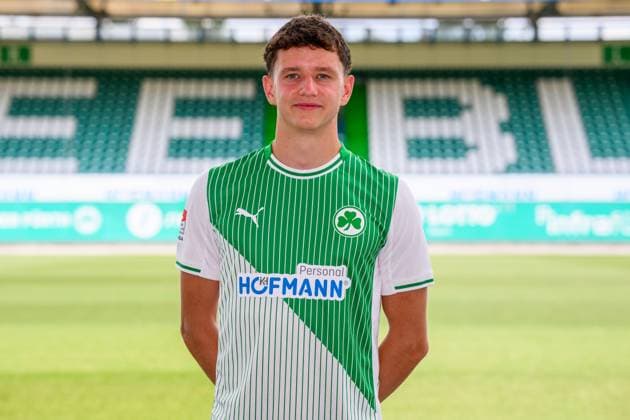 10 07 2025 SpVgg Greuther Fürth Kleeblatt Spielvereinigung 2 BL Soccer Bundesliga season 2025 2026 photo appointment portrait appointment presentation press appointment single photo single photo portrait portrait headshot Jakob Engel 35,SpVgg Greuther Fürth