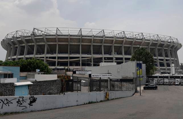 Football, Mexico, Reconstruction of the Aztec Stadium in Mexico City