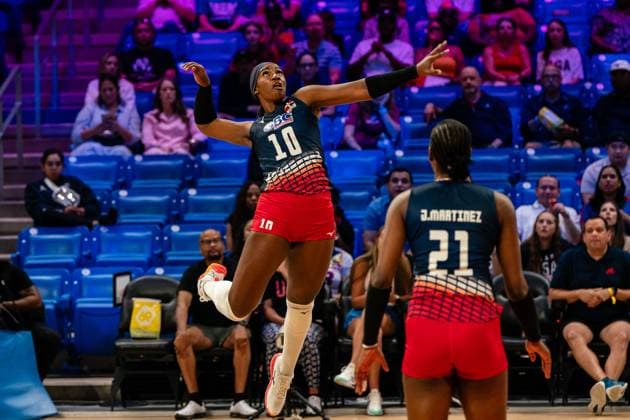 Volleyball, Women, Nations League, USA - Dominican Republic