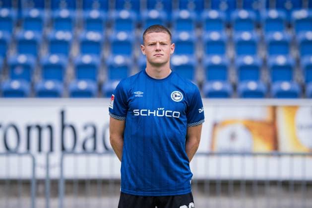 Justin Lukas DSC Arminia Bielefeld 2 BL, portrait date 2025 2026