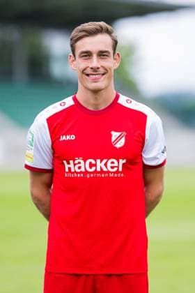 Flemming Niemann SV Rödinghausen Regionalliga West, Porträttermin 2025 2026 Rödinghausen North Rhine-Westphalia Germany Häcker Wiehenstadion