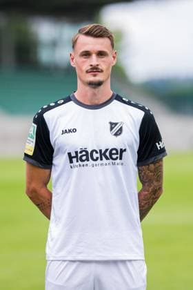 Niklas Szeleschus SV Rödinghausen Regionalliga West, portrait date 2025 2026 Rödinghausen North Rhine-Westphalia Germany Häcker Wiehenstadion