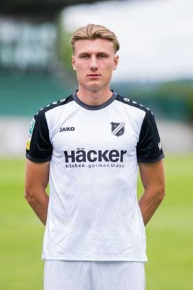Eduard Probst SV Rödinghausen Regionalliga West, portrait date 2025 2026 Rödinghausen North Rhine-Westphalia Germany Häcker Wiehenstadion