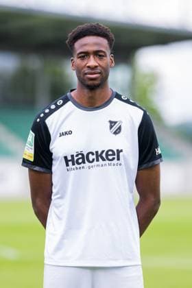 Cottrell Ezekwem SV Rödinghausen Regionalliga West, Porträttermin 2025 2026 Rödinghausen North Rhine-Westphalia Germany Häcker Wiehenstadion