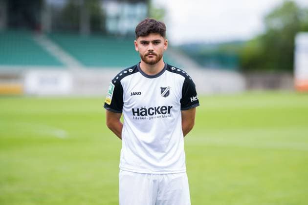 Noah Köse SV Rödinghausen Regionalliga West, Porträttermin 2025 2026 Rödinghausen North Rhine-Westphalia Germany Häcker Wiehenstadion