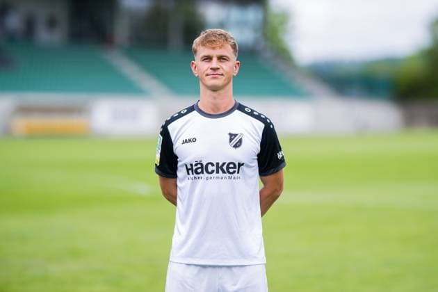 Marco Hober SV Rödinghausen Regionalliga West, Porträttermin 2025 2026 Rödinghausen North Rhine-Westphalia Germany Häcker Wiehenstadion