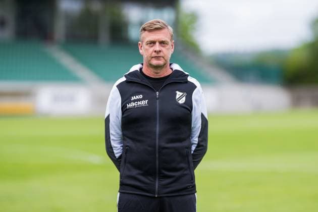 Rene Wederz SV Rödinghausen Regionalliga West, portrait date 2025 2026 Rödinghausen North Rhine-Westphalia Germany Häcker Wiehenstadion