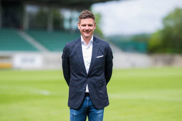 Alexander Müller SV Rödinghausen Regionalliga West, Porträttermin 2025 2026 Rödinghausen North Rhine-Westphalia Germany Häcker Wiehenstadion