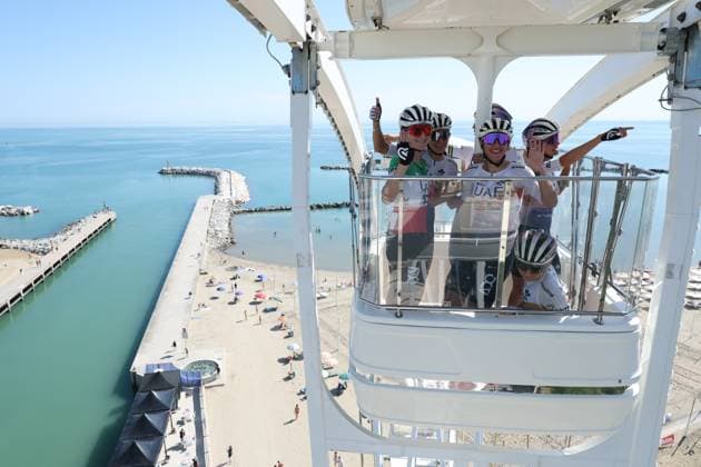 Uae Team Adq’s Longo Borghini Elisa during the 6th stage of the Giro d’Italia Women, from Bellaria-Igea Marina to Terre Roveresche, Italy Friday, July 11, 2025. - cycling .  Copyright: xAlessandroxGarofalo LaPressex