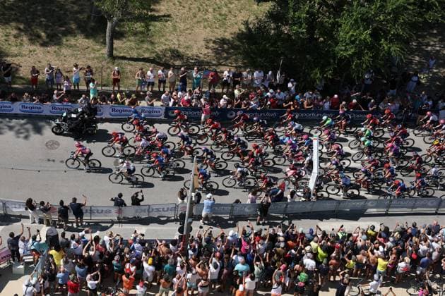 during the 6th stage of the Giro d’Italia Women, from Bellaria-Igea Marina to Terre Roveresche, Italy Friday, July 11, 2025. - cycling .  Copyright: xAlessandroxGarofalo LaPressex