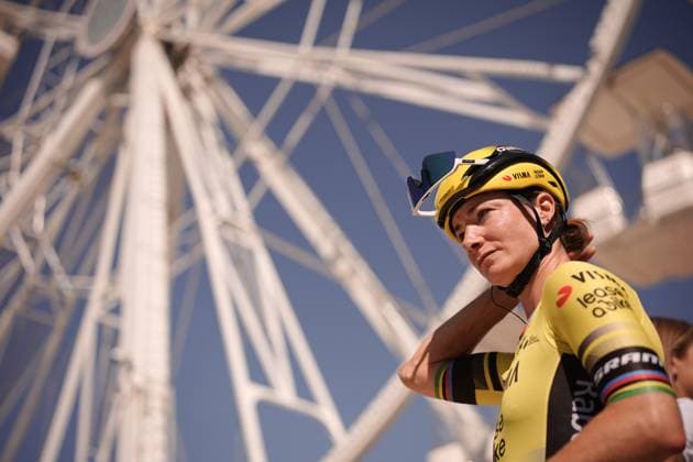 Team Visma Lease A Bike™s Vos Marianne during the 6th stage of the Giro d™Italia Women, from Bellaria-Igea Marina to Terre Roveresche, Italy Friday, July 11, 2025. - cycling .  Copyright: xMarcoxAlpozzi LaPressex