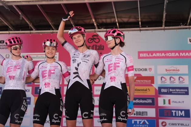 Ef Education - Oatly’s Cadzow Kim during the 6th stage of the Giro d’Italia Women, from Bellaria-Igea Marina to Terre Roveresche, Italy Friday, July 11, 2025. - cycling .  Copyright: xMassimoxPaolone LaPressex
