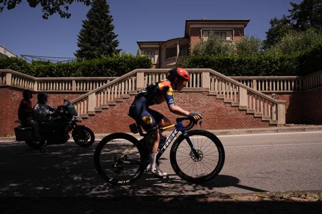 Lidl - Trek™s Henderson Anna during the 6th stage of the Giro d™Italia Women, from Bellaria-Igea Marina to Terre Roveresche, Italy Friday, July 11, 2025. - cycling .  Copyright: xMarcoxAlpozzi LaPressex