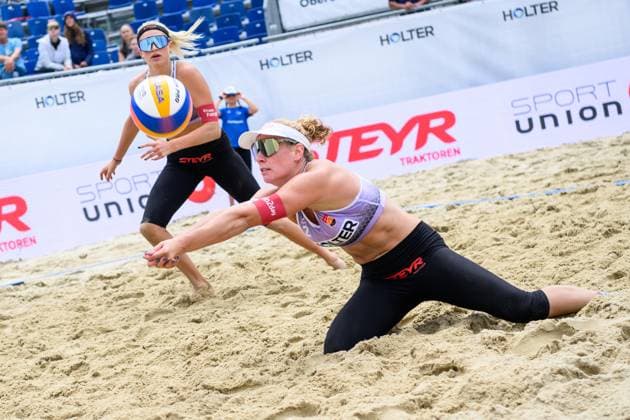 Beach volleyball, Beachvolleyball - Pro Beach Battle Masters SEEWALCHEN,AUSTRIA,11.JUL.25 - BEACH VOLLEYBALL - Beach Volleyball Tour PRO, Pro Beach Battle Masters Litzlberg. Image shows Lilli Hohenauer (AUT).  GEPAxpictures xDanielaxMoser