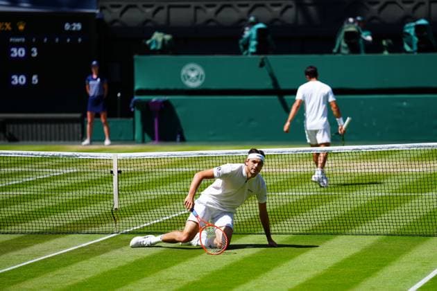 Taylor Fritz and Carlos Alcaraz during their semi final match Wimbledon Tennis Championships, Day 12, The All England Lawn Tennis and Croquet Club, London, UK - 11 Jul 2025London The All England Lawn Tennis and United Kingdom  Copyright: xJavierxGarcia Shutterstockx 15392287aj