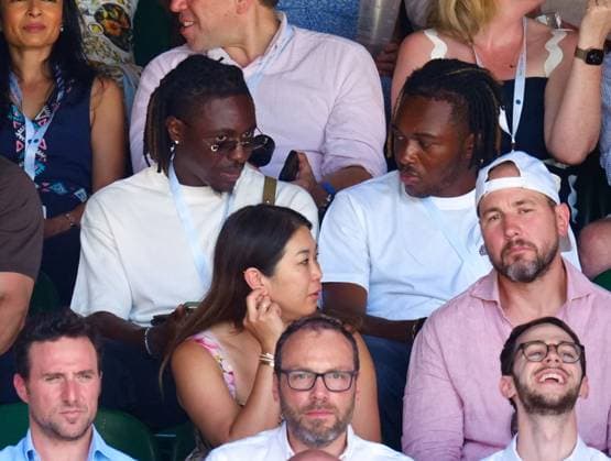 Eberechi Eze watching the action on Centre Court Wimbledon Tennis Championships, Day 12, The All England Lawn Tennis and Croquet Club, London, UK - 11 Jul 2025London The All England Lawn Tennis and United Kingdom  Copyright: xJavierxGarcia Shutterstockx 15392287ap