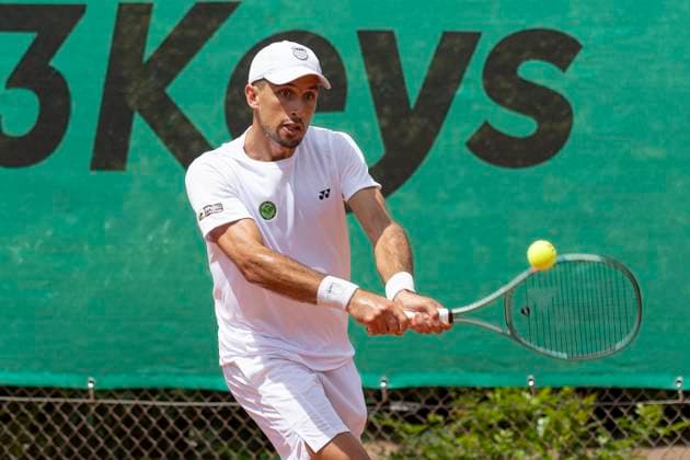 1 Tennis Bundesliga Men FTC Palmengarten TK GW Mannheim, 11 07 2025 Pedro Cachin FTC Palmengarten , FTC Palmengarten TK GW Mannheim, Frankfurt, FTC Palmengarten, 11 7 2025 Copyright: xBEAUTIFULxSPORTS Gawlikx