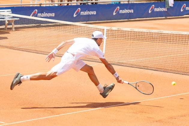 1 Tennis Bundesliga Men FTC Palmengarten TK GW Mannheim, 11 07 2025 Pedro Cachin FTC Palmengarten , FTC Palmengarten TK GW Mannheim, Frankfurt, FTC Palmengarten, 11 7 2025 Copyright: xBEAUTIFULxSPORTS Gawlikx
