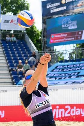 Beach volleyball, Beachvolleyball - Pro Beach Battle Masters SEEWALCHEN,AUSTRIA,11.JUL.25 - BEACH VOLLEYBALL - Beach Volleyball Tour PRO, Pro Beach Battle Masters Litzlberg. Image shows Andrea Lorenzova (CZE).  GEPAxpictures xDanielaxMoser