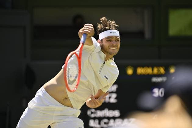 Tennis : Wimbledon -2025 - ITF - Tennis - Wimbledon - ITF - Taylor Fritz - Usa GB  Copyright: xChryslenexCaillaudx xPznewsx
